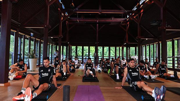 Beşiktaş günü çift antrenmanla tamamladı!