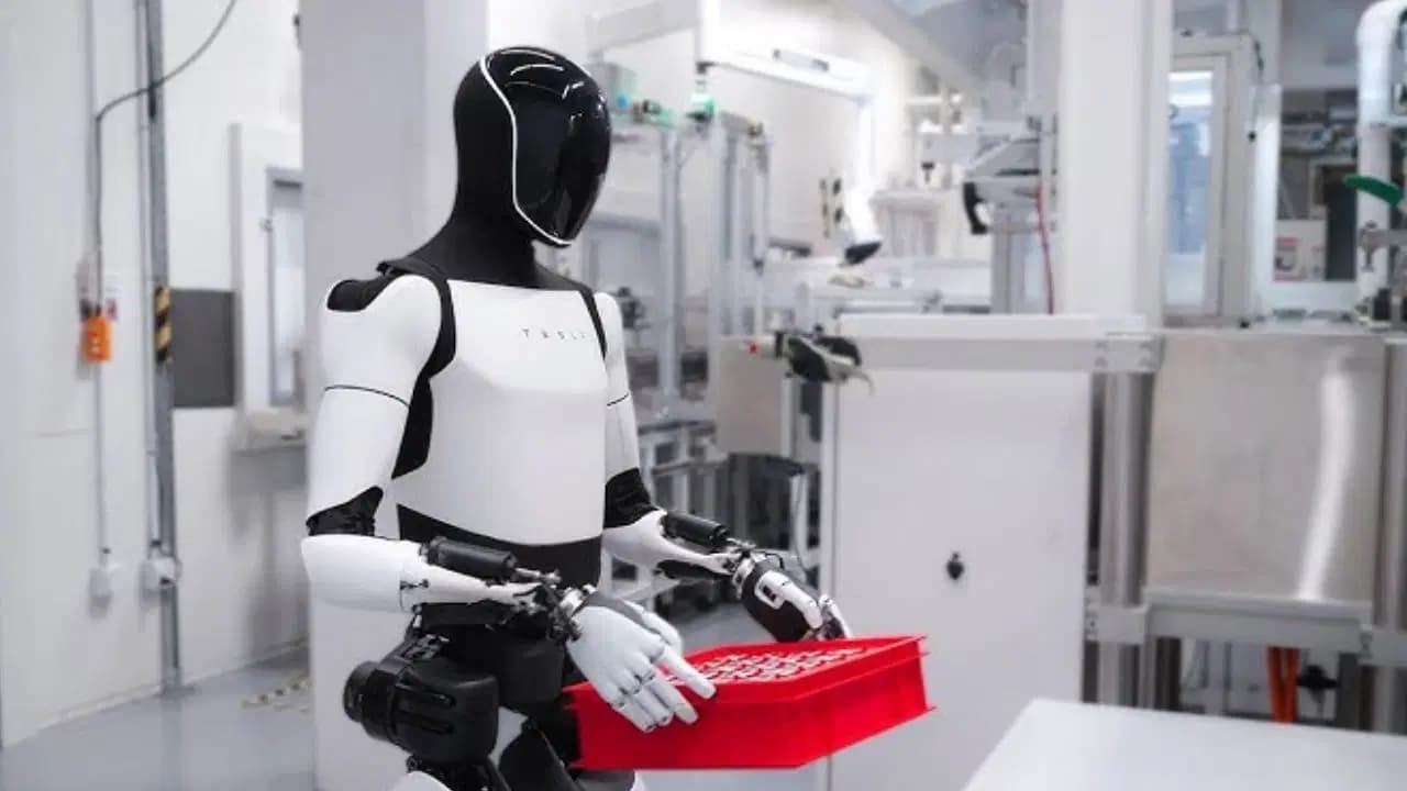 Optimus robotlar Tesla fabrikalarında diğer Optimus robotlarını üretecek